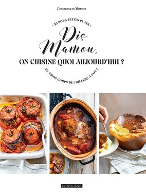 cover image of Dis Mamou, on cuisine quoi aujourd'hui ?